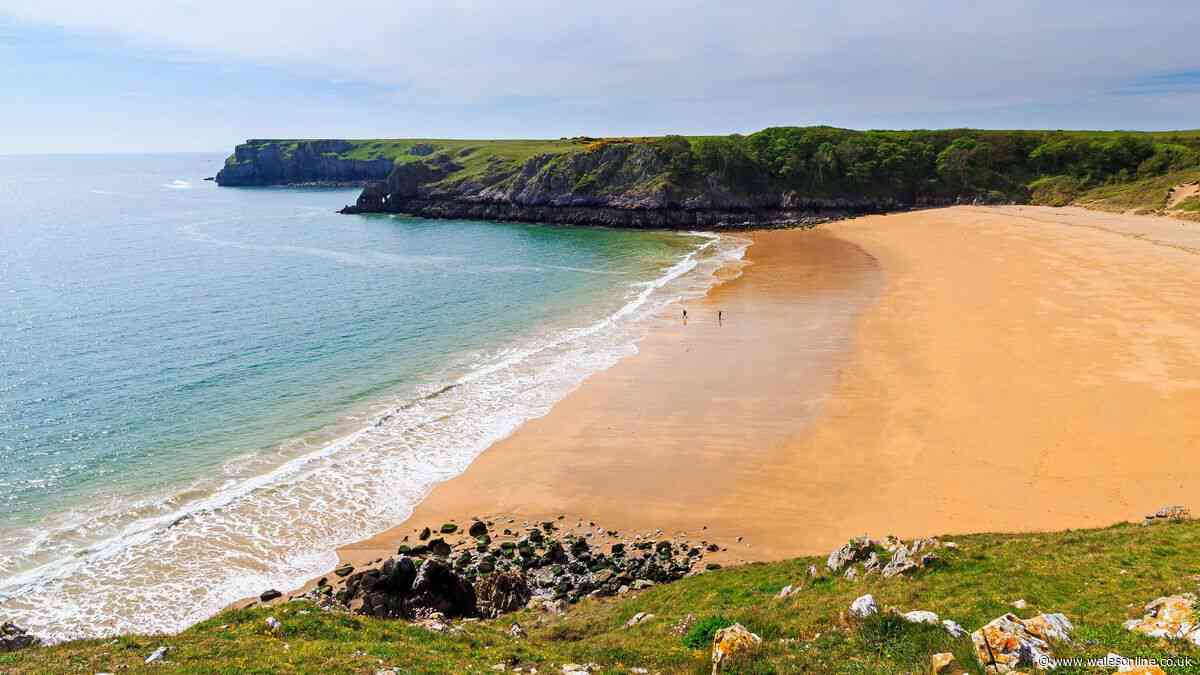 Welsh beach named fifth-best in Europe - better than Greece and Italy