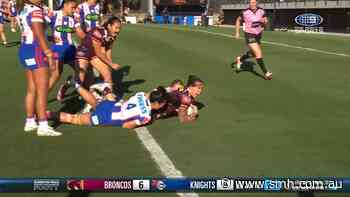 Broncos on fire as Knights 'scrambling'