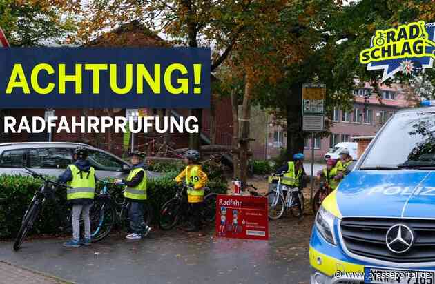 POL-GT: Radfahrprüfung an der Waldorfschule in Gütersloh-Friedrichsdorf