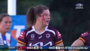 Broncos duo in brutal head clash