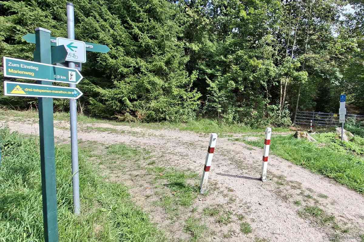 Eigentümer sperrt Wanderweg im Erzgebirge: Sächsischer Jakobsweg betroffen