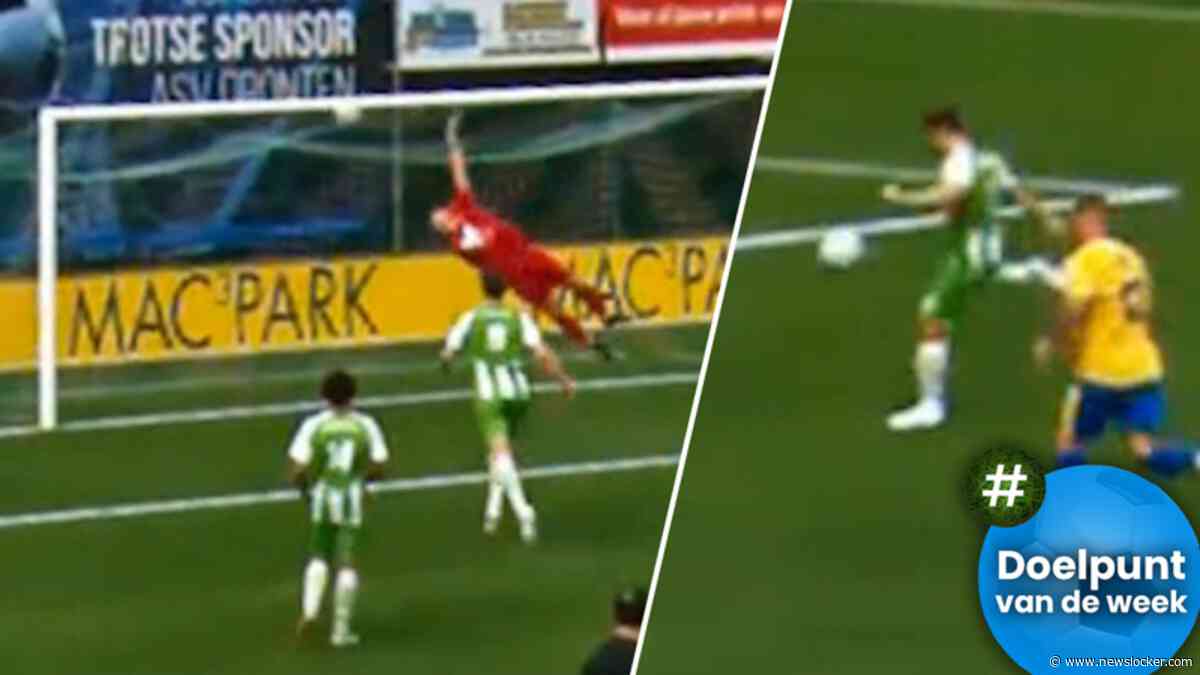 Amateurspeler scoort met geweldig afstandsschot