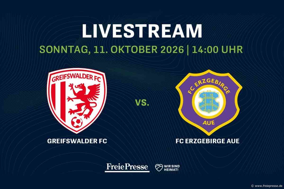 Regionalliga Nordost im Livestream: Greifswalder FC gegen FC Erzgebirge Aue