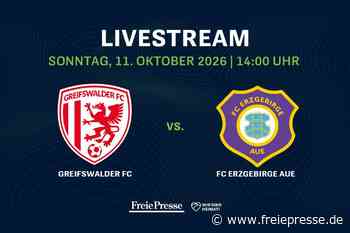 Regionalliga Nordost im Livestream: Greifswalder FC gegen FC Erzgebirge Aue