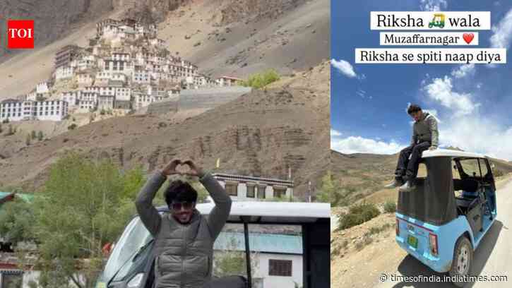 Meet the man who took his e-rickshaw from Muzaffarnagar to Spiti Valley at 12,500 feet