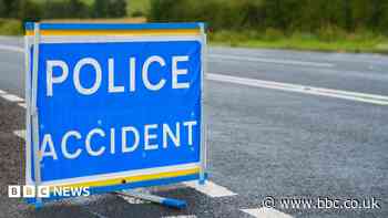 Woman, 72, in life-threatening condition after two-car crash near village
