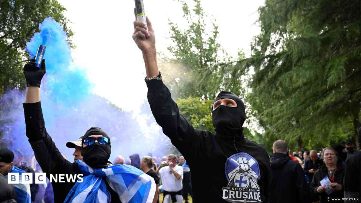 Five more men charged over Glasgow Green protests disorder