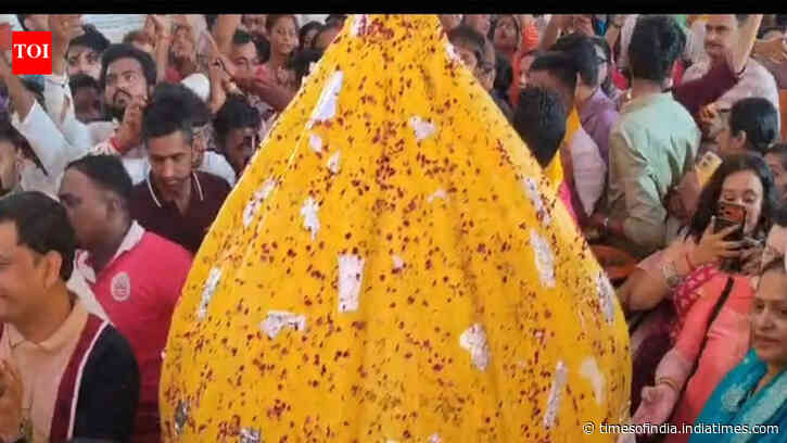 Pune’s Dagdusheth Ganpati gets a 251-kg modak, but there’s a sweet twist