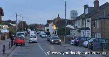 Two in hospital after stabbing at residential address in Surrey town