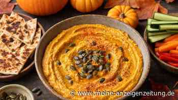 Auf zum Dippen, fertig, los: Kürbis-Hummus bringt den richtigen Kick an Proteinen und Geschmack