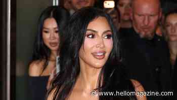 Kim Kardashian sizzles in skin-tight nude dress during London appearance