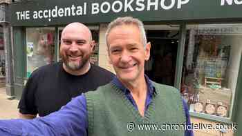 TV star Alexander Armstrong praises 'wonderful' Northumberland bookshop with 'enormous charm'