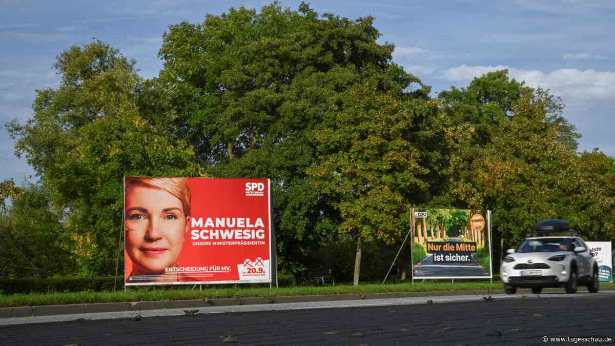 ++ Liveblog zu den Wahlen in MV und Berlin: Parteien beenden Wahlkampf ++
