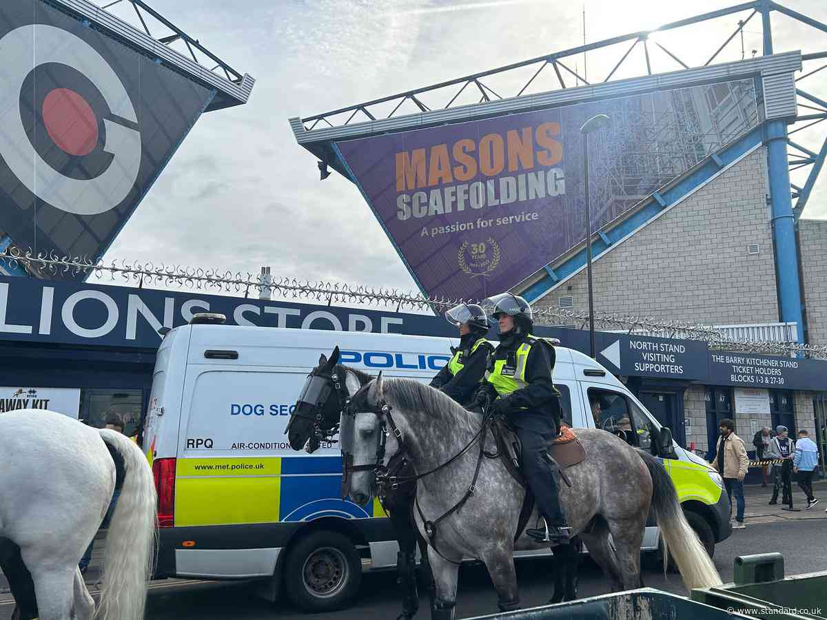 Millwall vs West Ham LIVE: Heavy police presence as notorious rivalry reignited - latest news and updates
