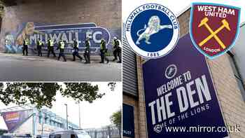 Millwall vs West Ham LIVE: Police statement and huge dispersal area as fears of violence rise