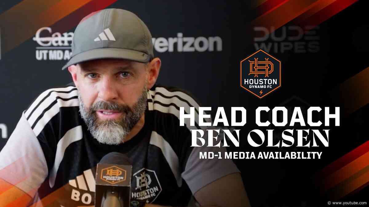 Head Coach Ben Olsen MD-1 Media Availability ahead of Houston Dynamo FC vs. FC Cincinnati