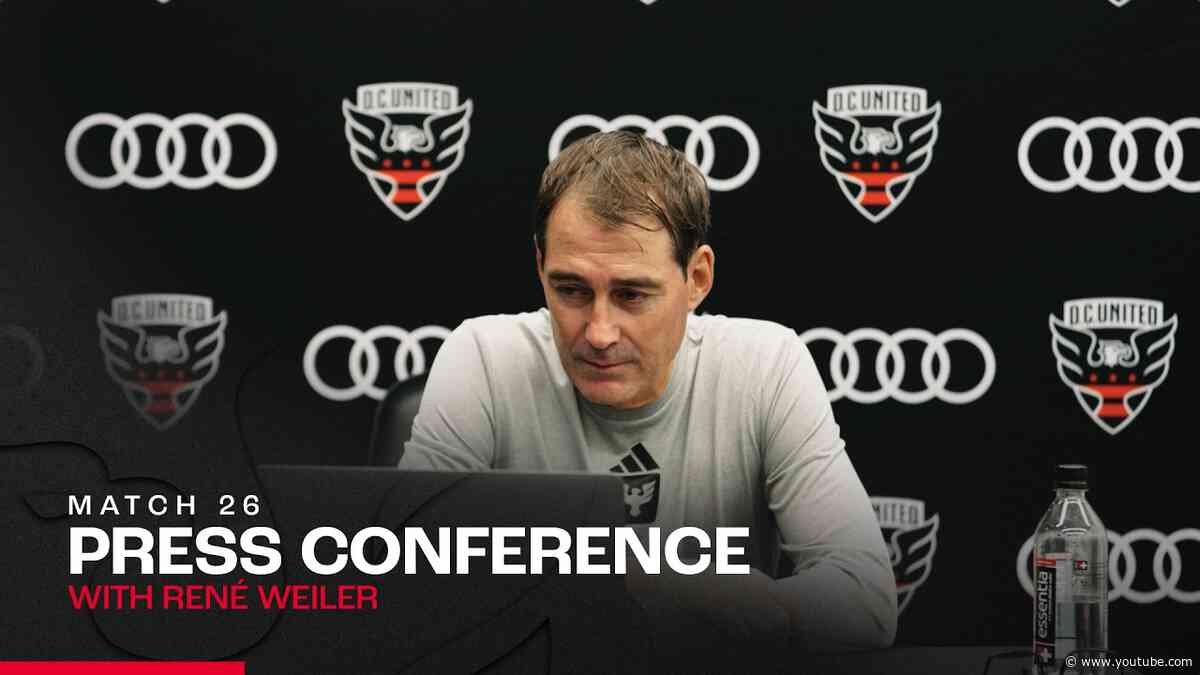 René Weiler Pre-Match Press Conference | D.C. United vs. Charlotte FC | MLS 2026