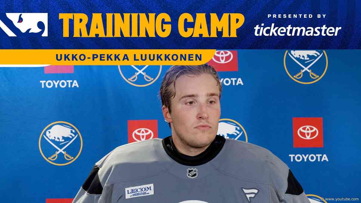 "Nothing Is Given. We Need To Work" | Ukko-Pekka Luukkonen On Season Outlook | Buffalo Sabres