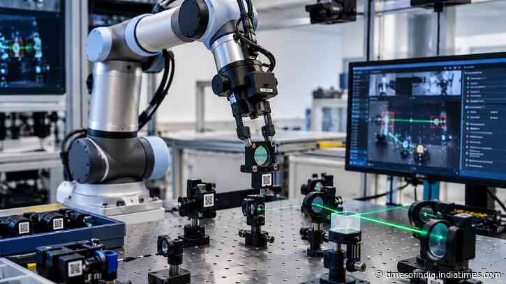 MIT robot builds working laser cavity in 50 maneuvers under 30 minutes, self-corrects after disruption