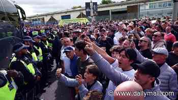 West Ham stars receive hostile welcome from Millwall as police brace for London derby CHAOS - with English football's nastiest rivalry reignited today