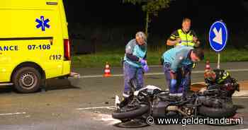 Motorrijder gewond na botsing met auto op N301 bij Terschuur