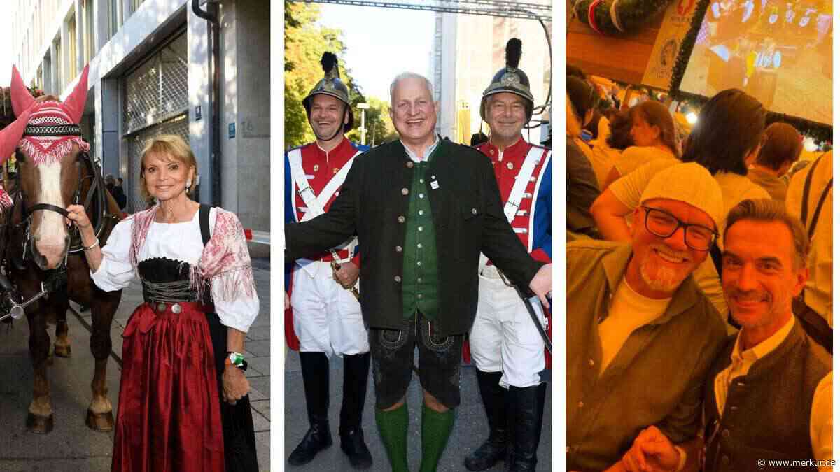 Schlagersänger, Moderator und Schauspieler: Promis tummeln sich beim Wiesn-Auftakt