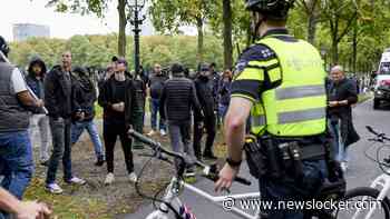 ME ingezet bij protest op Malieveld Den Haag: ’Grimmige sfeer en demonstranten met fakkels’