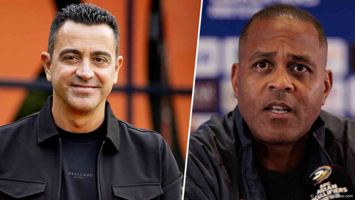 Na laten vallen Patrick Kluivert door Xavi: 'Misschien kan hij het goedmaken met zoon Justin'