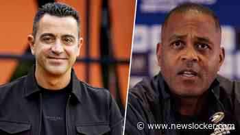 Na laten vallen Patrick Kluivert door Xavi: 'Misschien kan hij het goedmaken met zoon Justin'