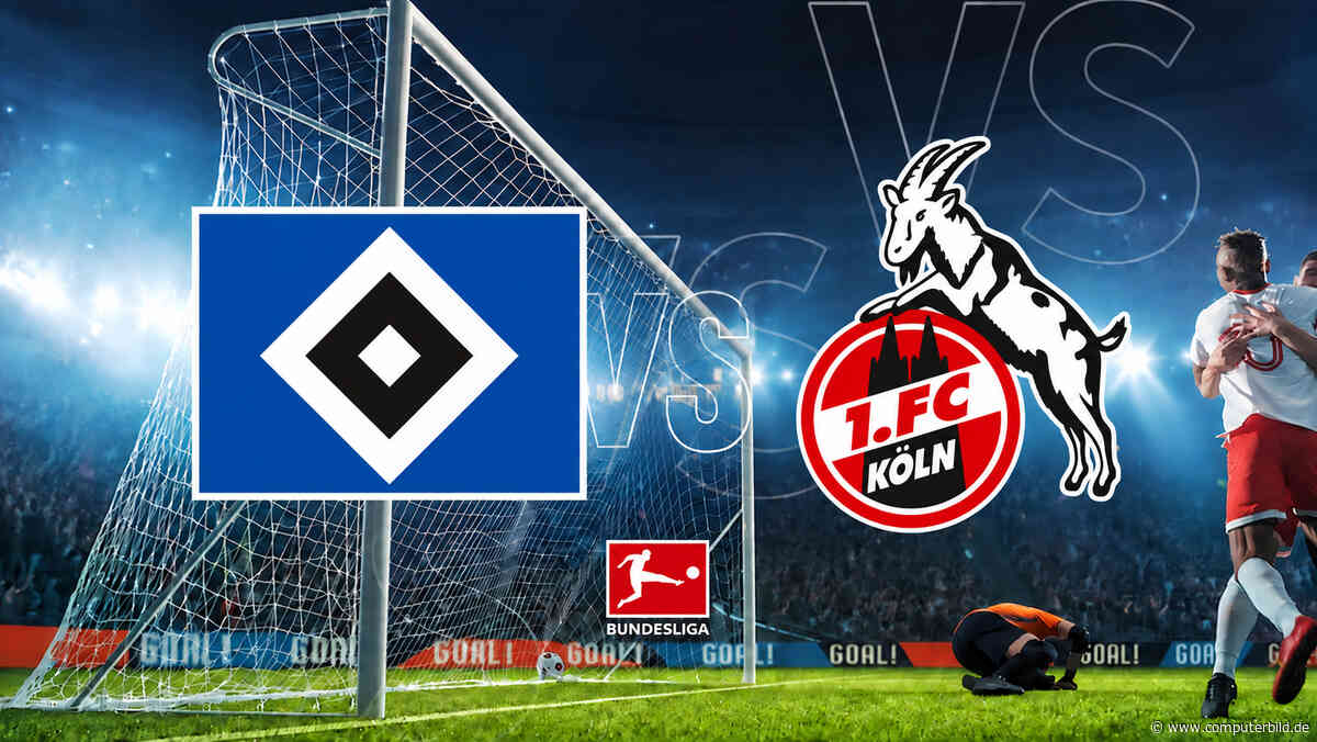 HSV gegen 1. FC Köln heute gratis live im TV und Stream