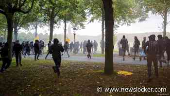 Extreemrechtse demonstranten gebruiken geweld op Malieveld, ME grijpt in
