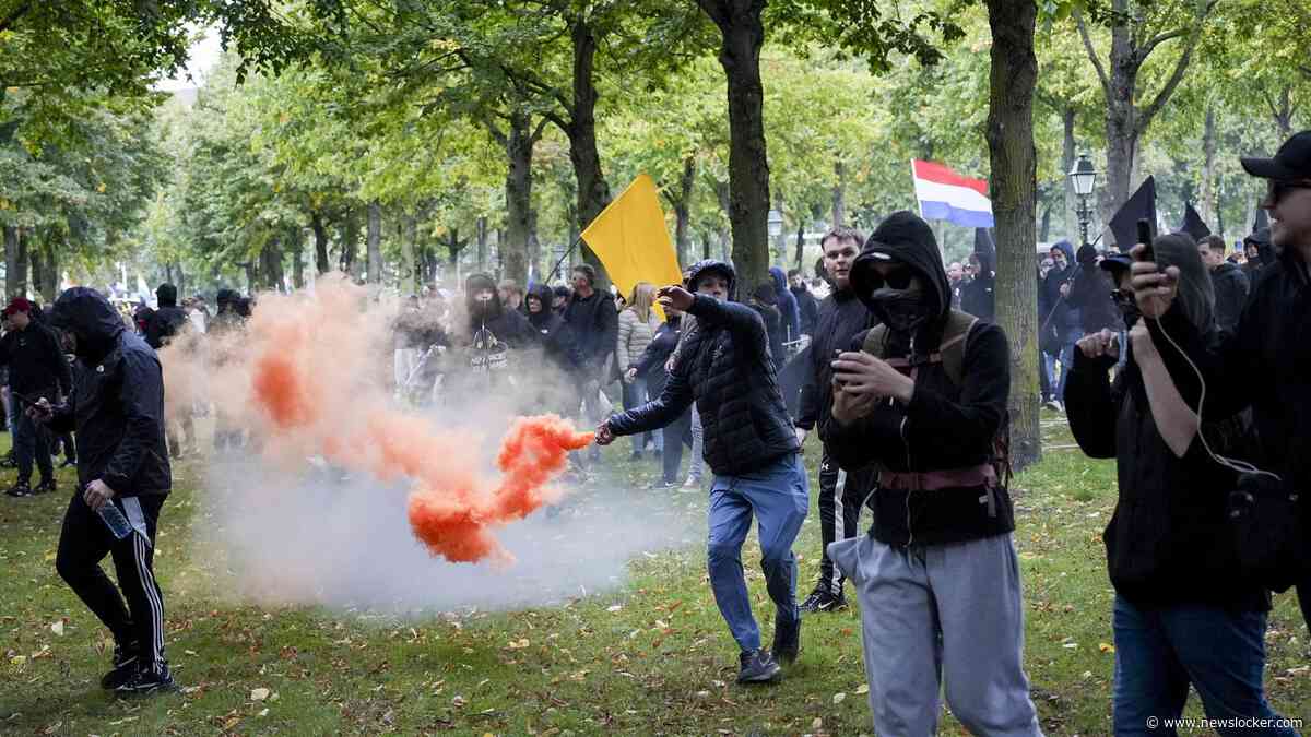 LIVE | ME ingezet bij protest op Malieveld Den Haag: ’Grimmige sfeer en demonstranten met fakkels’