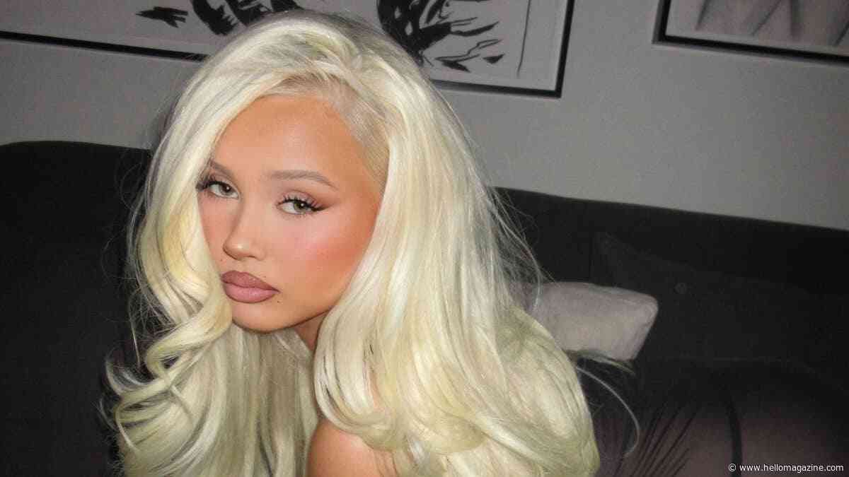 Alabama Barker is the ultimate muse in naked lace jumpsuit