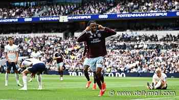 Tottenham vs Aston Villa - Premier League LIVE: Spurs go BEHIND before the half-time break as new signing finds the net - as hosts' wait for FIRST goal of the season goes on
