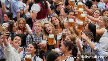 Oktoberfest gets underway in Munich as authorities turn to AI-powered cameras to help handle the 6million visitors