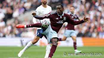 Tottenham vs Aston Villa - Premier League LIVE: Visitors DOUBLE their lead as Nicolas Jackson bags for his new club - while hosts' wait for first GOAL goes on