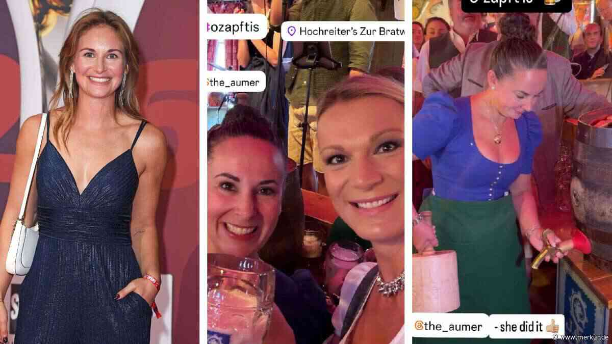 Sportstars auf der Wiesn: Taubitz und Riesch rocken das Festzelt