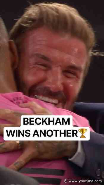 🏆🏆🏆🏆🏆 Five trophies with @intermiamicf! Sir David Beckham is class