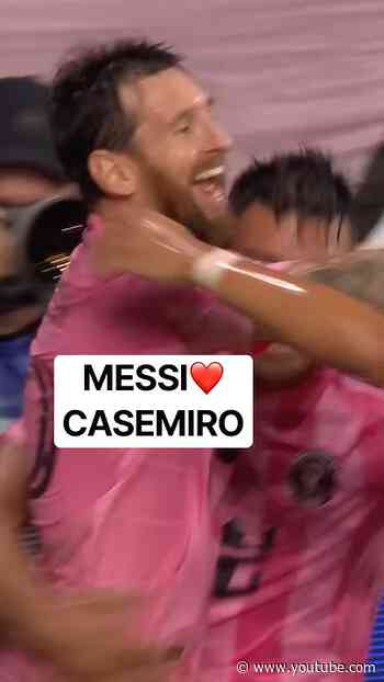 The Messi x Casemiro connection is strong