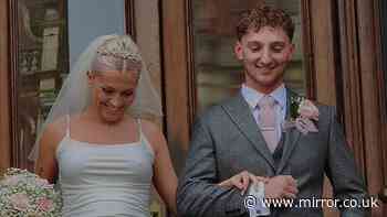 'We planned our dream wedding in six weeks - it only cost £900'