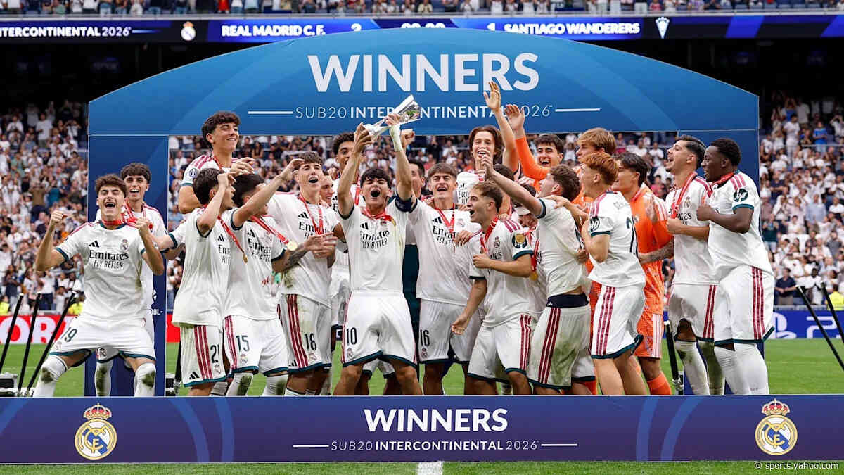 Real Madrid youth team win the U20 Intercontinental Cup after chaotic final