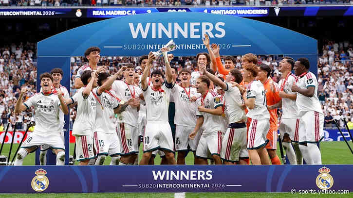 Real Madrid youth team win the U20 Intercontinental Cup after chaotic final
