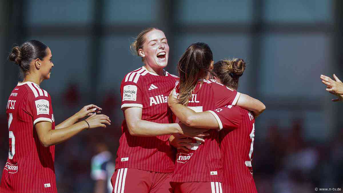 Zwei Spiele, zwölf Tore: Prächtige Tage für den FC Bayern: Auch Frauen feiern Kantersieg