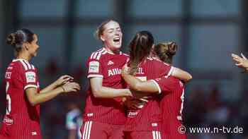 Zwei Spiele, zwölf Tore: Prächtige Tage für den FC Bayern: Auch Frauen feiern Kantersieg