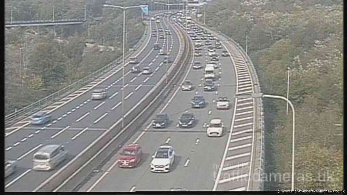 M60 traffic LIVE as motorway blocked in two areas after crashes with long delays - updates