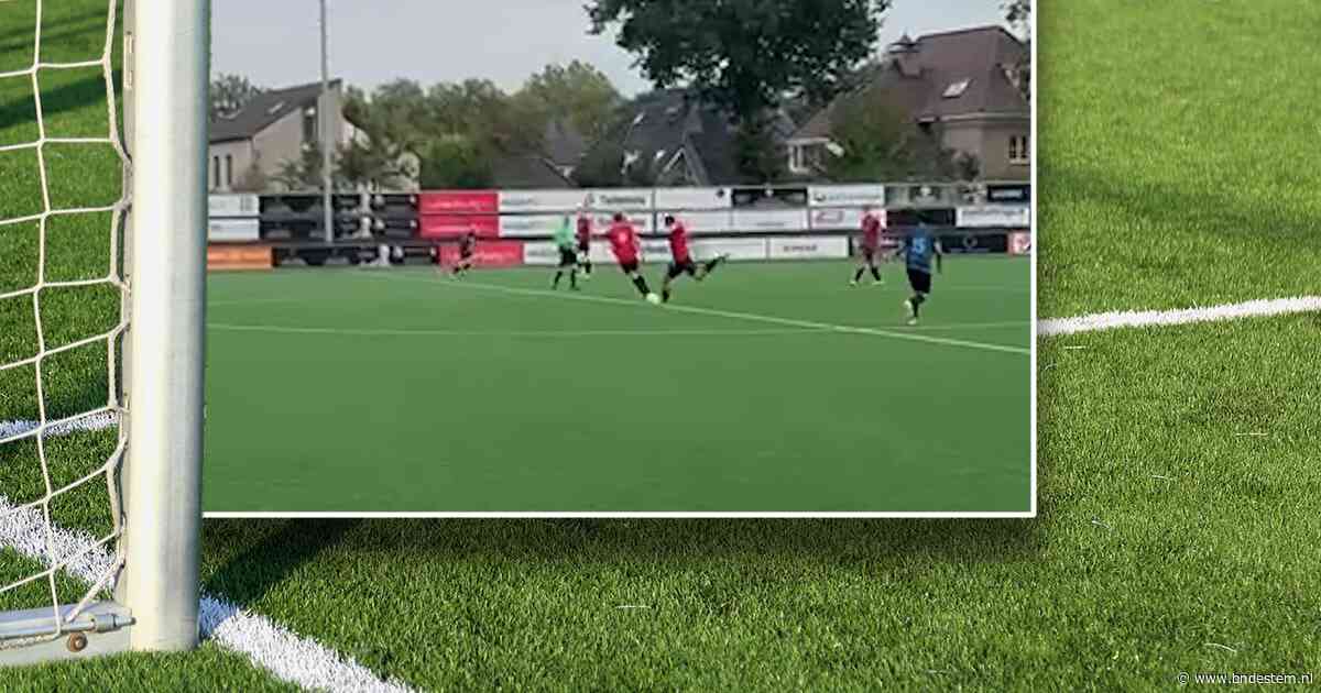 ‘Die keeper staat te slapen’: maakt Pim (17) het snelste doelpunt ooit in het amateurvoetbal?