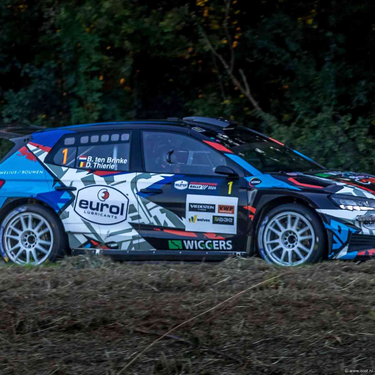 Titelprolongatie ver weg voor Ten Brinke: Munster riant aan leiding bij Hellendoorn Rally