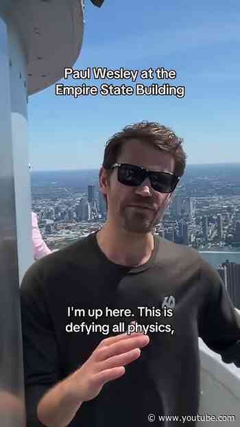 Where did Paul Wesley visit in NYC?