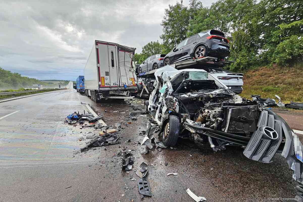 Blick aufs Navi fordert Menschenleben: Urteil nach Horror-Crash auf der A4 bei Meerane