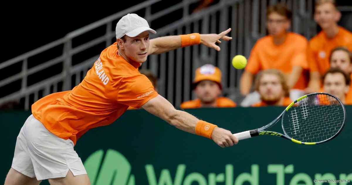 Nederlandse tennissers verslaan Colombia en blijven in race om plek in Wereldgroep Davis Cup